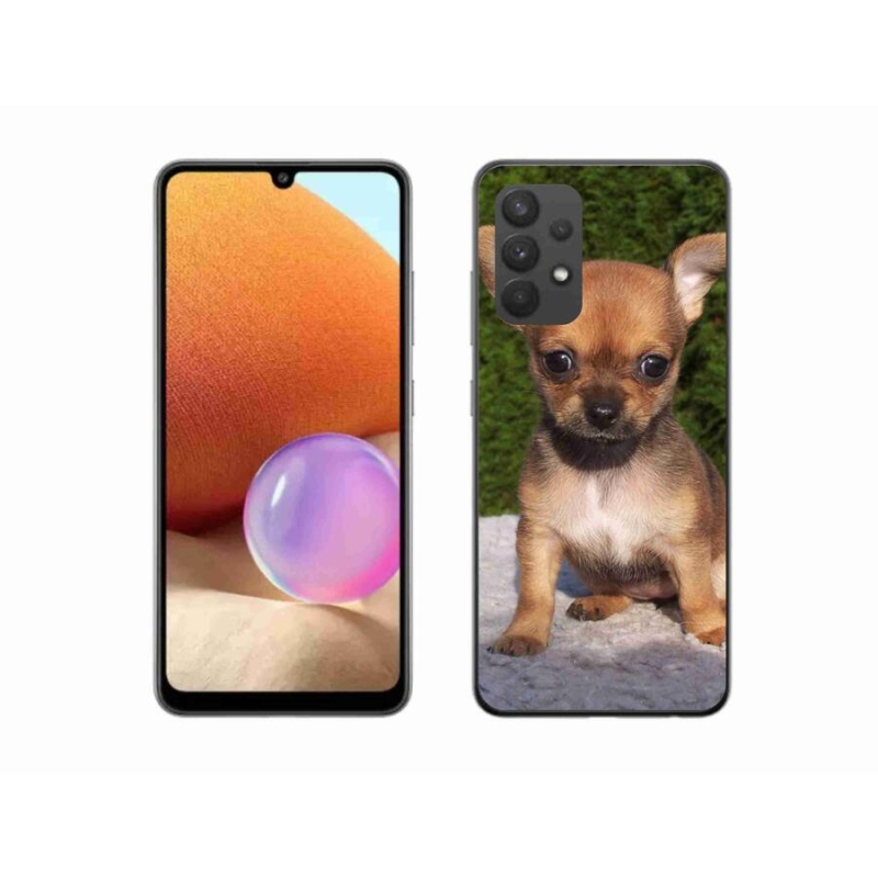 Gelový obal mmCase na mobil Samsung Galaxy A32 4G - čivava 3
