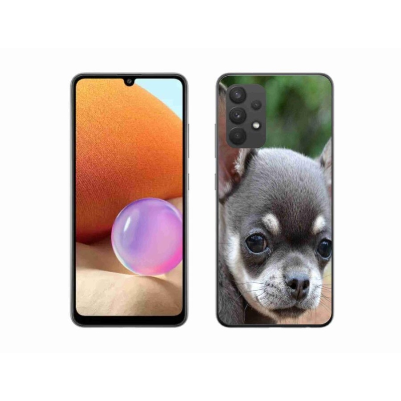 Gelový obal mmCase na mobil Samsung Galaxy A32 4G - čivava