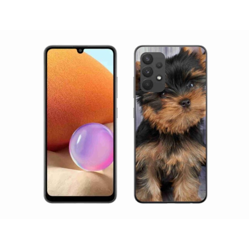 Gelový obal mmCase na mobil Samsung Galaxy A32 4G - jorkšír 9
