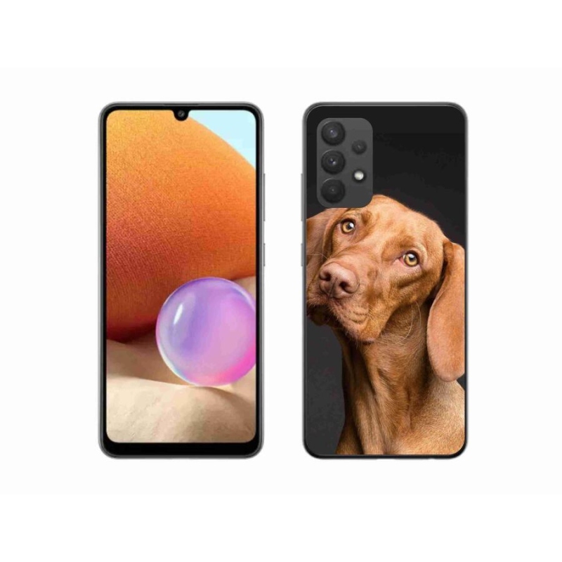 Gelový obal mmCase na mobil Samsung Galaxy A32 4G - maďarský ohař