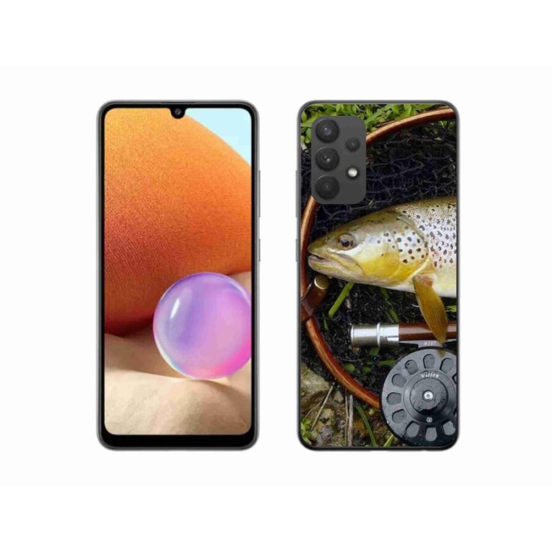 Gelový obal mmCase na mobil Samsung Galaxy A32 4G - pstruh 2