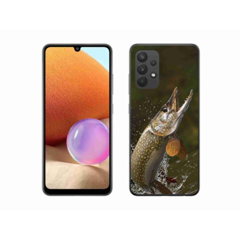Gelový obal mmCase na mobil Samsung Galaxy A32 4G - štika