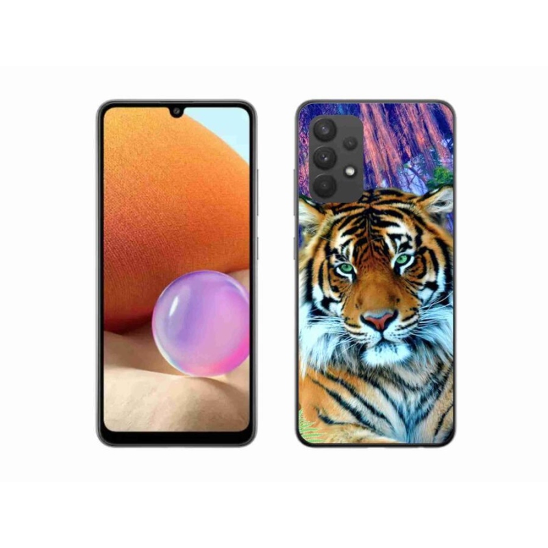 Gelový obal mmCase na mobil Samsung Galaxy A32 4G - tygr