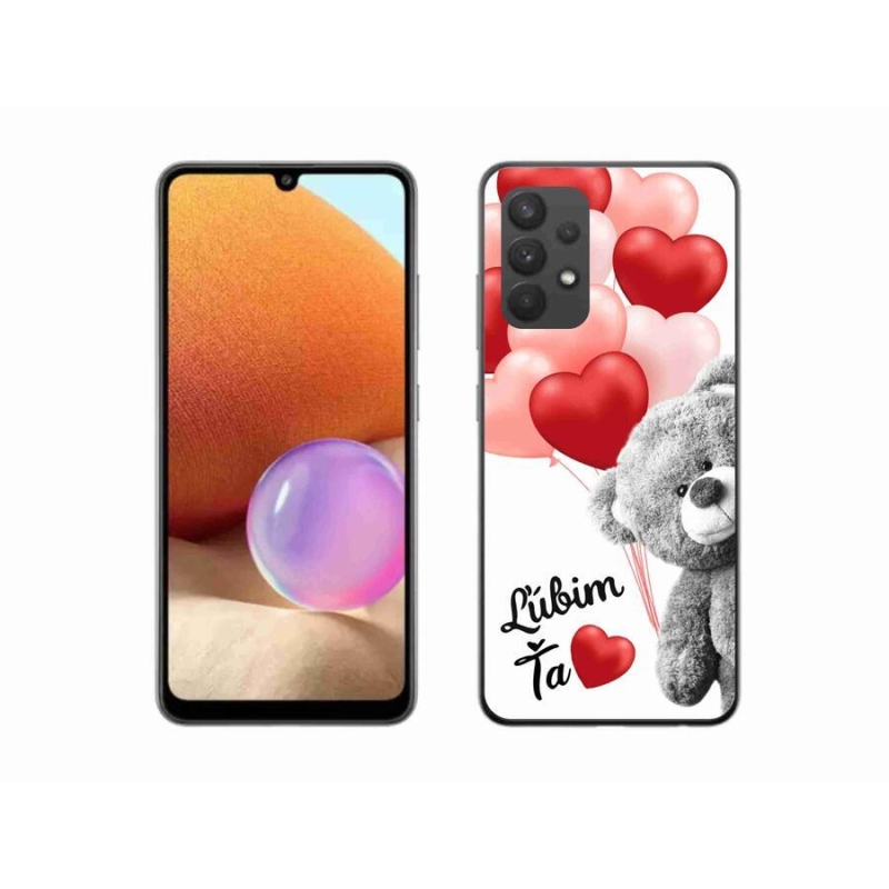 Gelový obal mmCase na mobil Samsung Galaxy A32 4G - ľúbim ťa sk