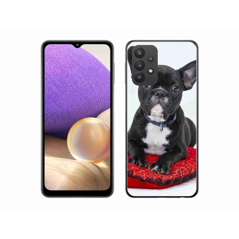 Gelový obal mmCase na mobil Samsung Galaxy A32 5G - buldok
