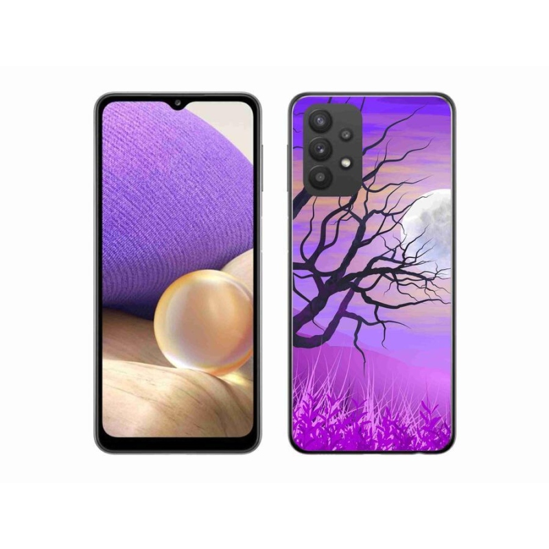 Gelový obal mmCase na mobil Samsung Galaxy A32 5G - kreslený opadaný strom