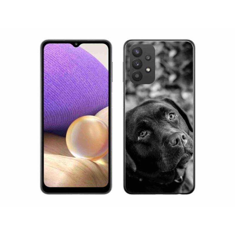 Gelový obal mmCase na mobil Samsung Galaxy A32 5G - labrador