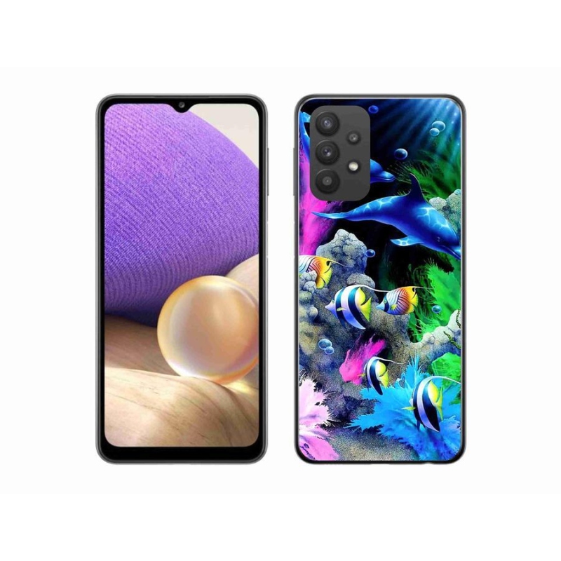 Gelový obal mmCase na mobil Samsung Galaxy A32 5G - mořský svět