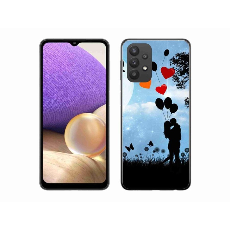 Gelový obal mmCase na mobil Samsung Galaxy A32 5G - zamilovaný pár