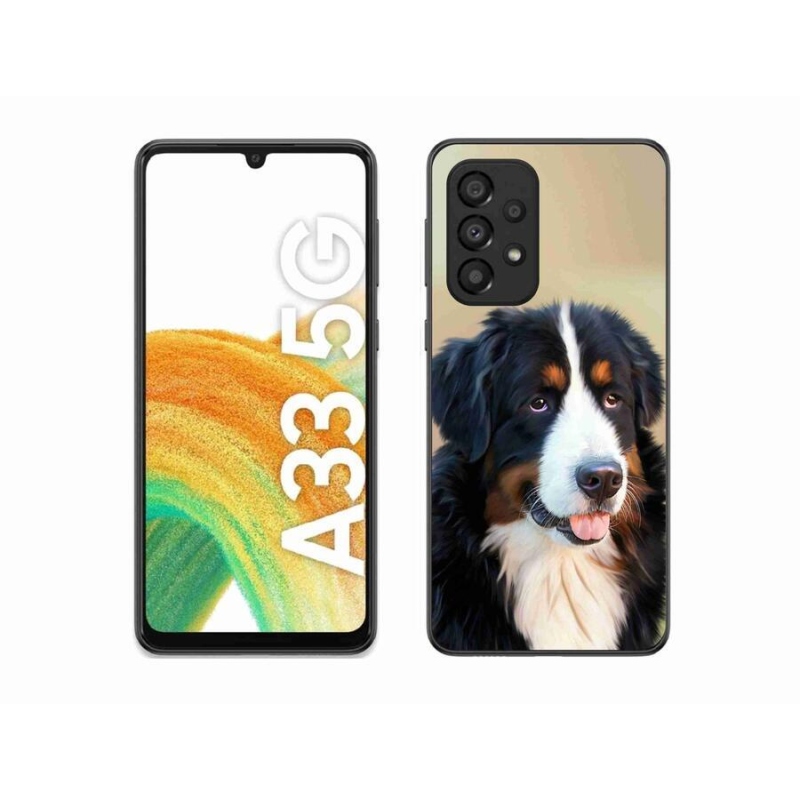 Gelový obal mmCase na mobil Samsung Galaxy A33 5G - bernský salašnický pes