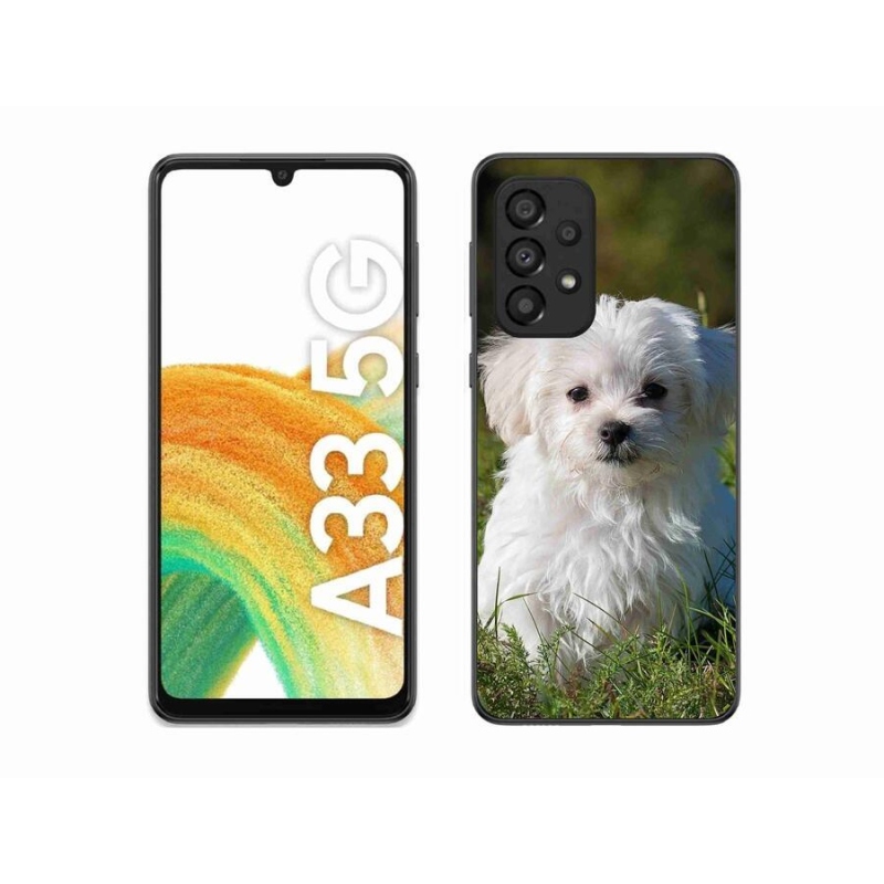 Gelový obal mmCase na mobil Samsung Galaxy A33 5G - bišonek