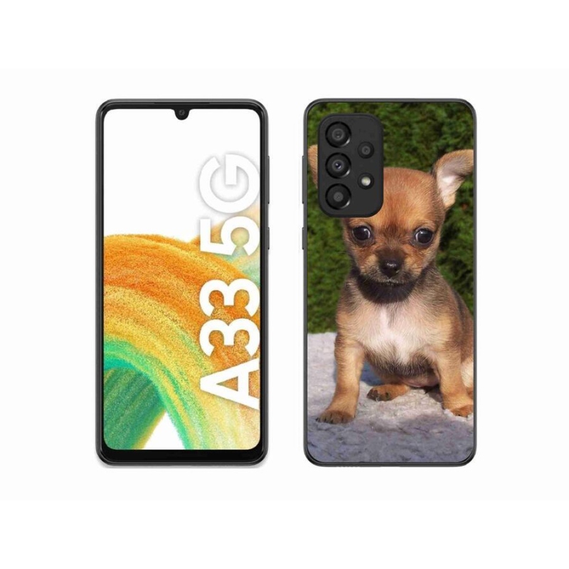 Gelový obal mmCase na mobil Samsung Galaxy A33 5G - čivava 3