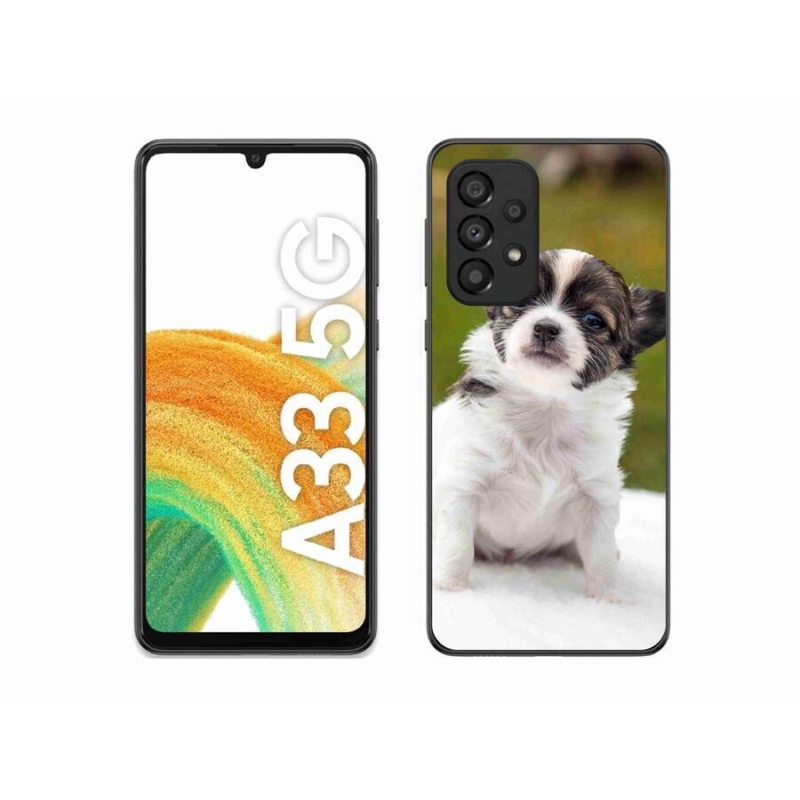 Gelový obal mmCase na mobil Samsung Galaxy A33 5G - čivava 4