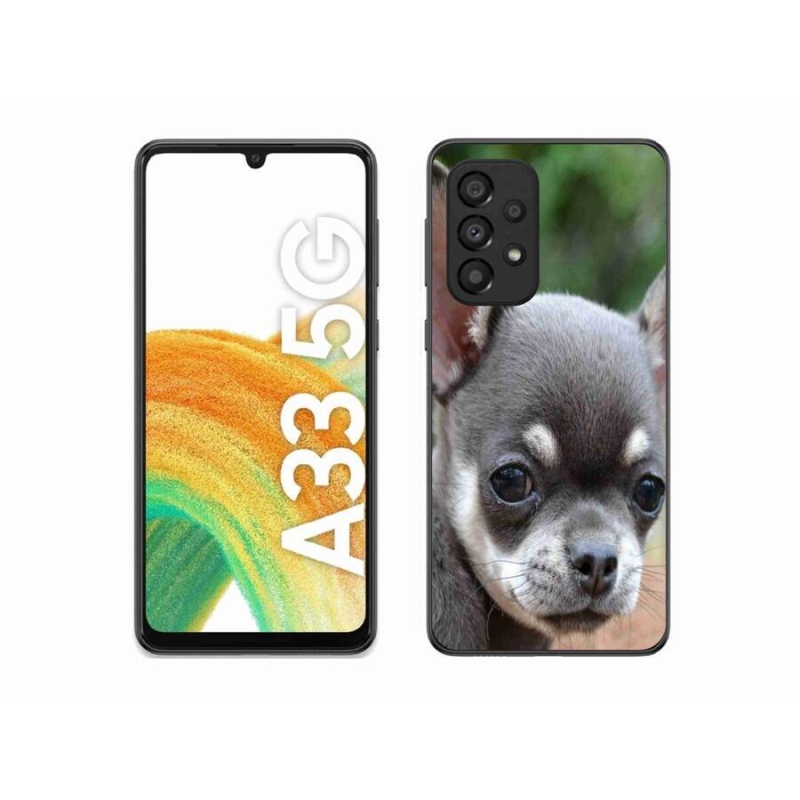 Gelový obal mmCase na mobil Samsung Galaxy A33 5G - čivava