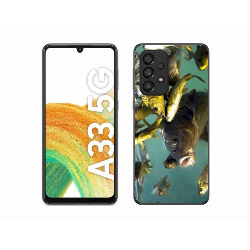Gelový obal mmCase na mobil Samsung Galaxy A33 5G - hejno ryb