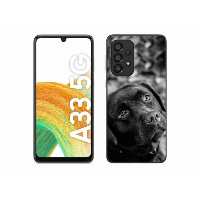 Gelový obal mmCase na mobil Samsung Galaxy A33 5G - labrador