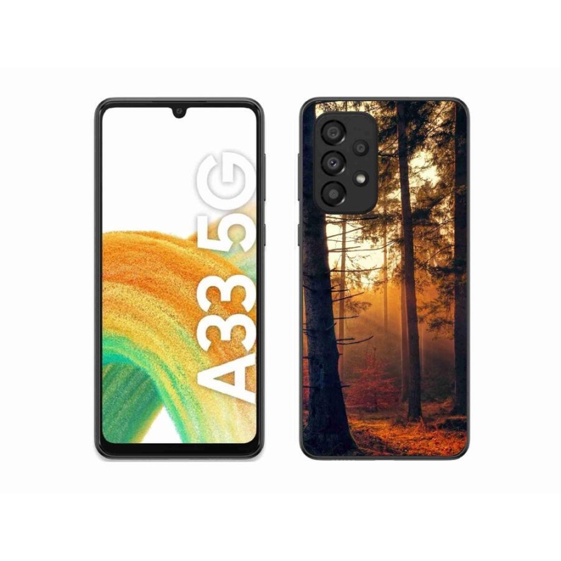 Gelový obal mmCase na mobil Samsung Galaxy A33 5G - les