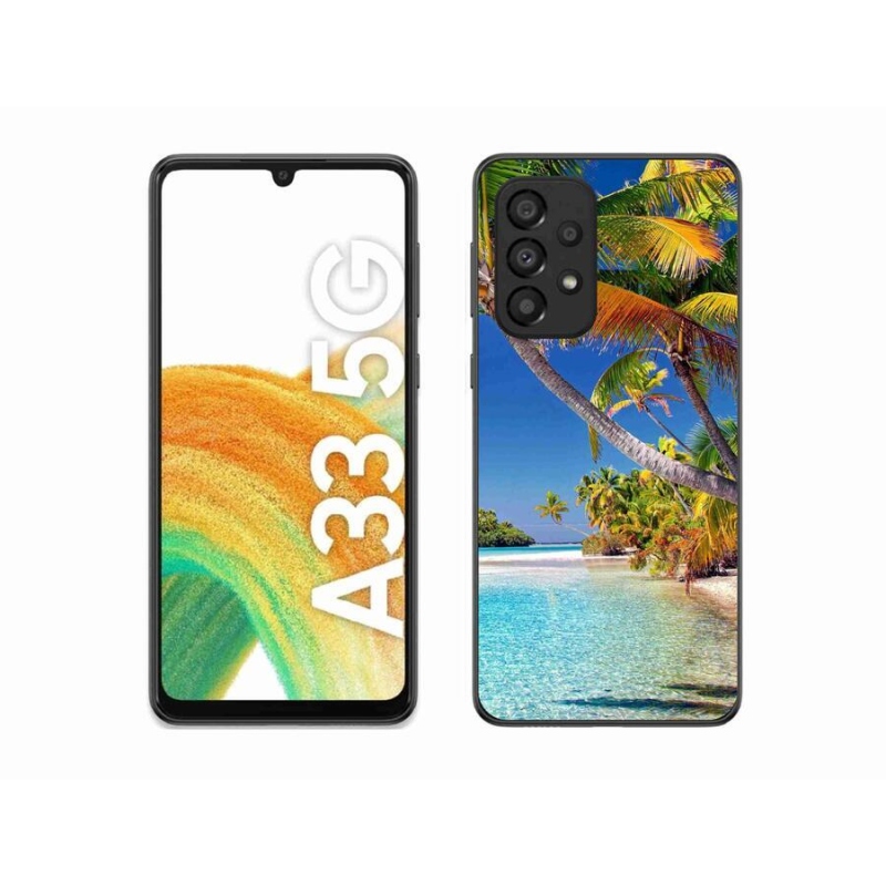 Gelový obal mmCase na mobil Samsung Galaxy A33 5G - mořská pláž
