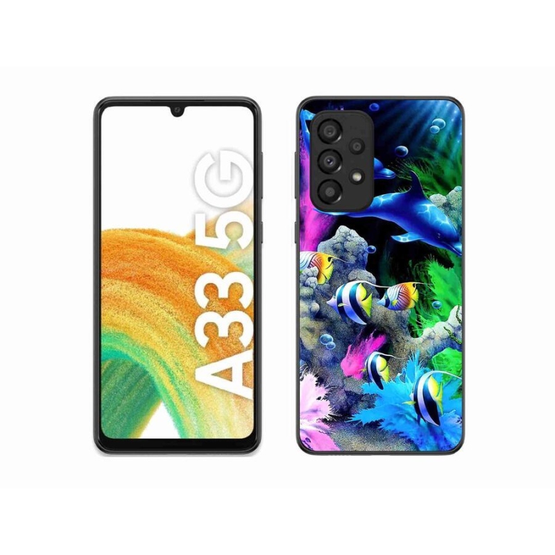 Gelový obal mmCase na mobil Samsung Galaxy A33 5G - mořský svět