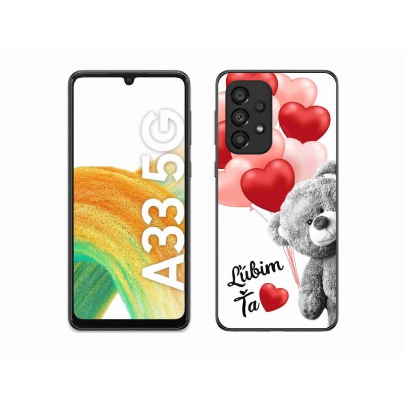 Gelový obal mmCase na mobil Samsung Galaxy A33 5G - ľúbim ťa sk