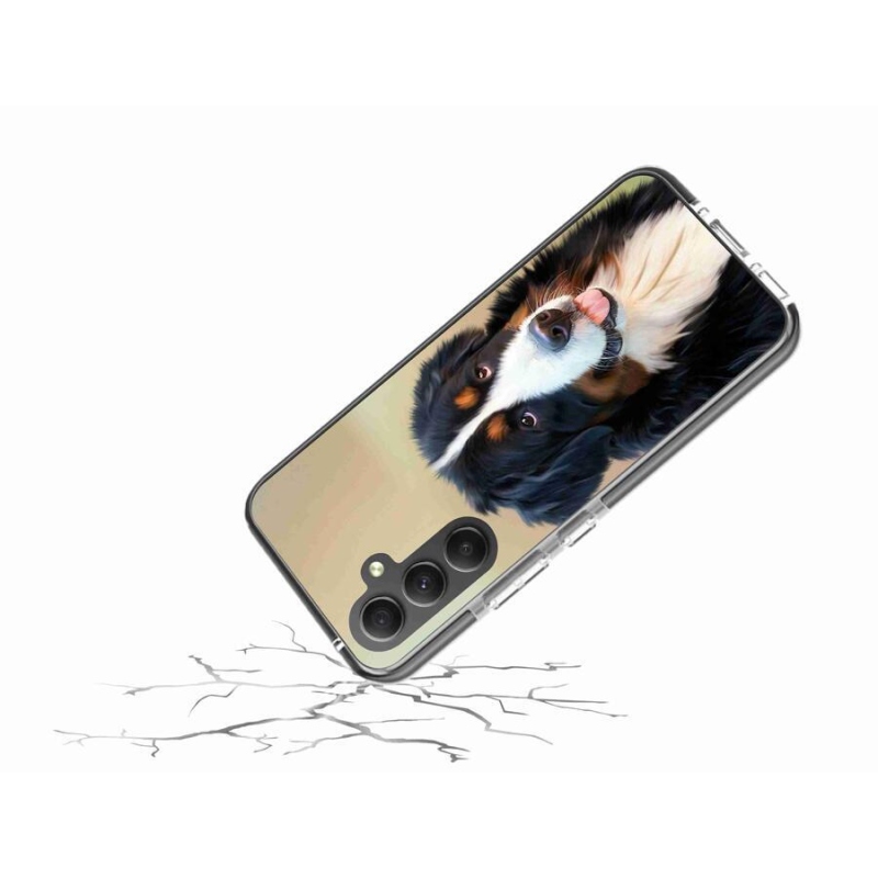 Gelový obal mmCase na mobil Samsung Galaxy A34 5G - bernský salašnický pes