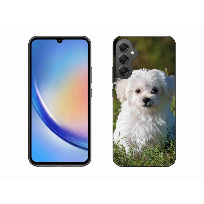 Gelový obal mmCase na mobil Samsung Galaxy A34 5G - bišonek