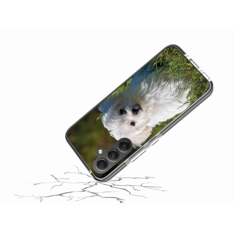 Gelový obal mmCase na mobil Samsung Galaxy A34 5G - bišonek