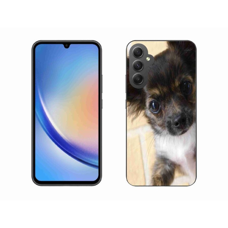 Gelový obal mmCase na mobil Samsung Galaxy A34 5G - čivava 2