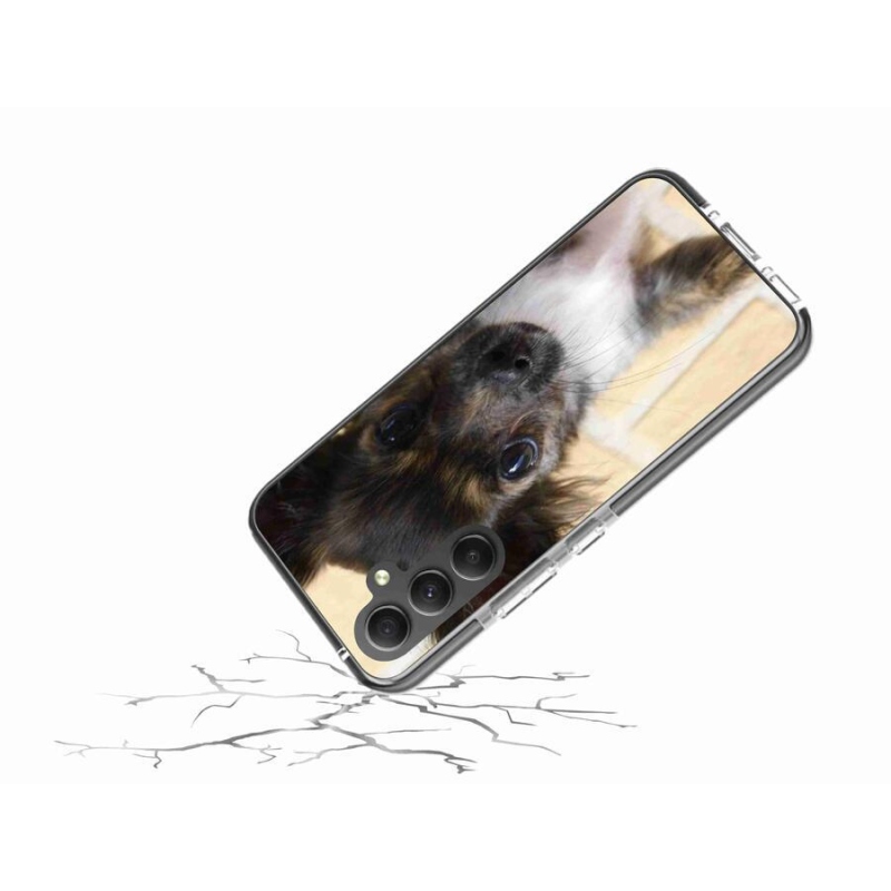Gelový obal mmCase na mobil Samsung Galaxy A34 5G - čivava 2
