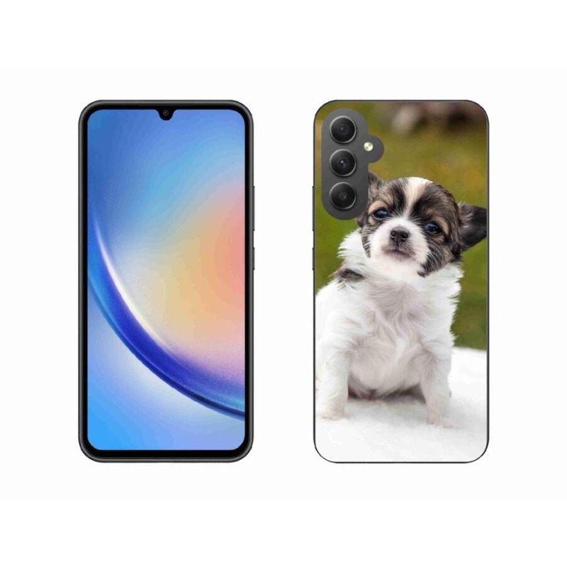 Gelový obal mmCase na mobil Samsung Galaxy A34 5G - čivava 4