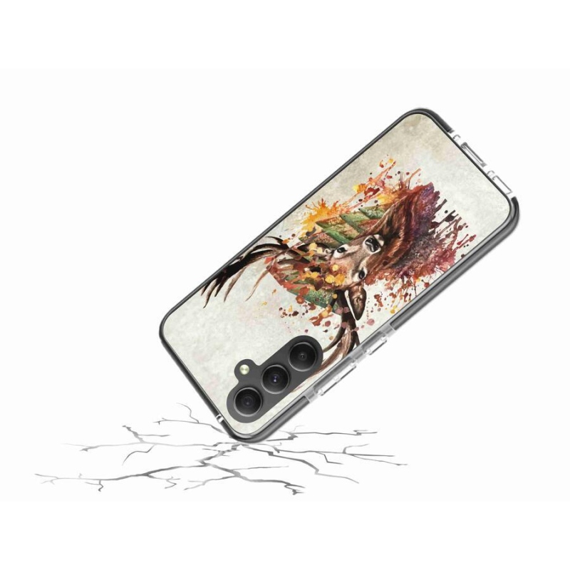 Gelový obal mmCase na mobil Samsung Galaxy A34 5G - jelen 1
