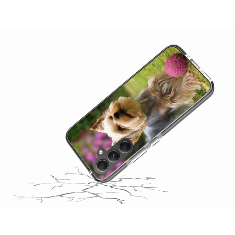 Gelový obal mmCase na mobil Samsung Galaxy A34 5G - jorkšír 4