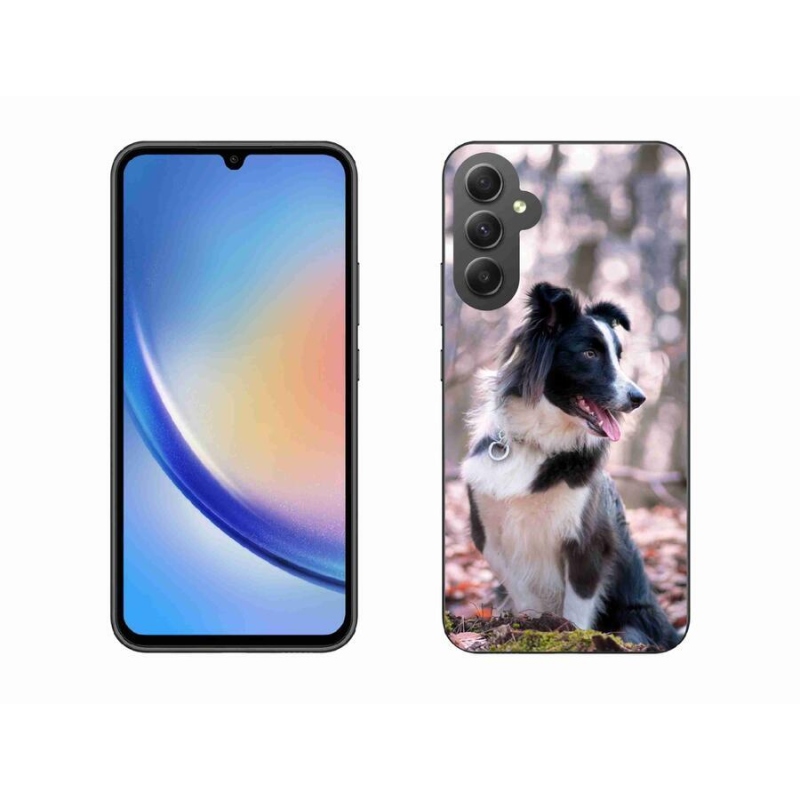 Gelový obal mmCase na mobil Samsung Galaxy A34 5G - jorkšír 9