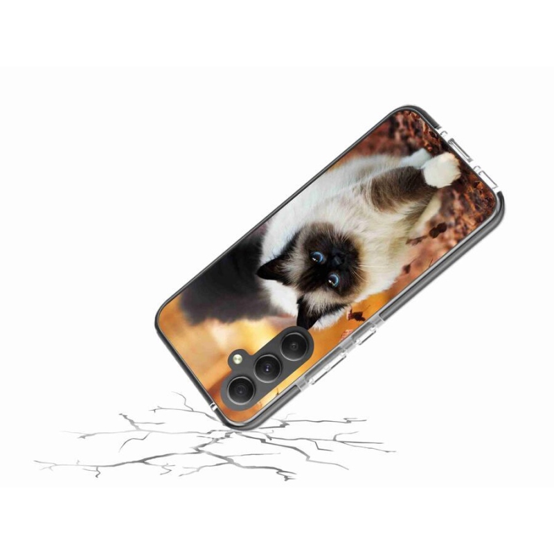 Gelový obal mmCase na mobil Samsung Galaxy A34 5G - kočka