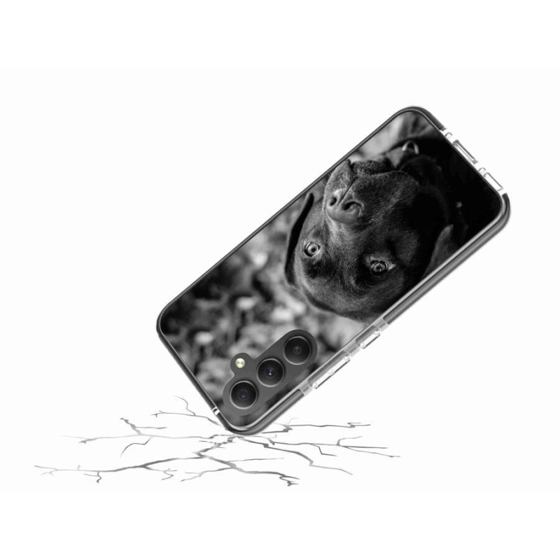 Gelový obal mmCase na mobil Samsung Galaxy A34 5G - labrador