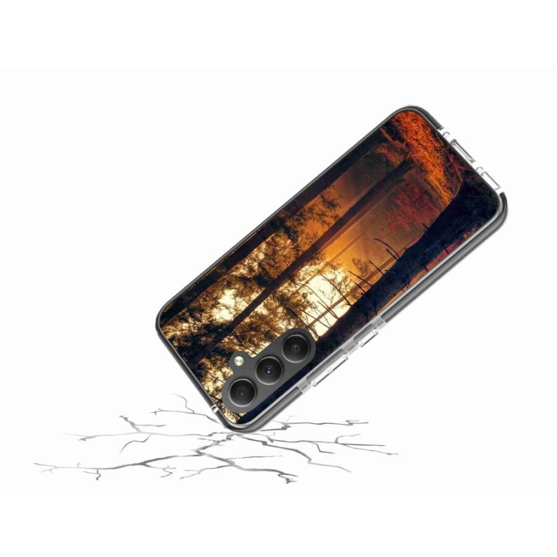 Gelový obal mmCase na mobil Samsung Galaxy A34 5G - les