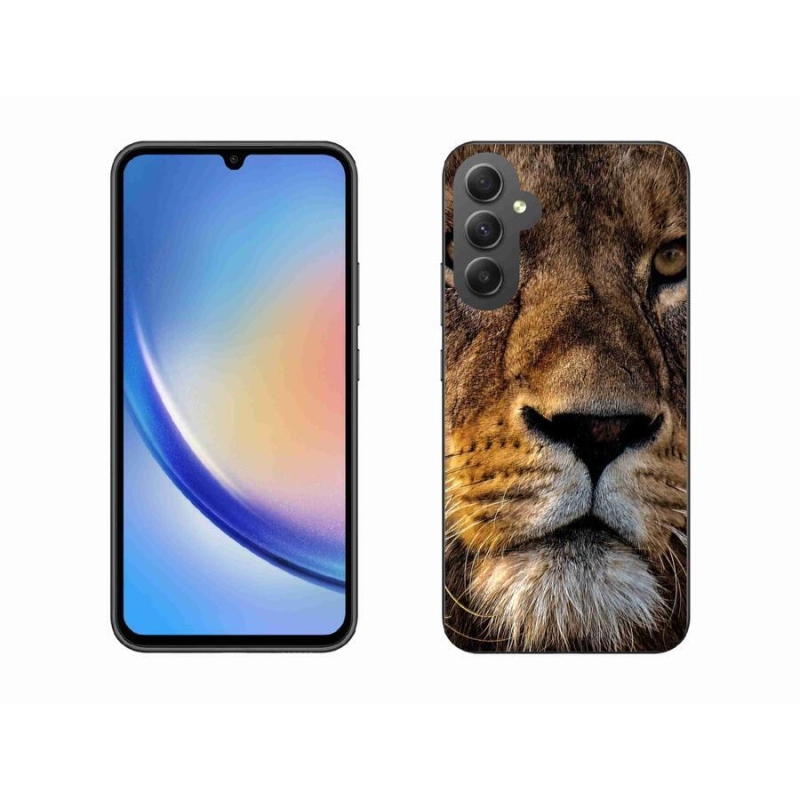 Gelový obal mmCase na mobil Samsung Galaxy A34 5G - lev