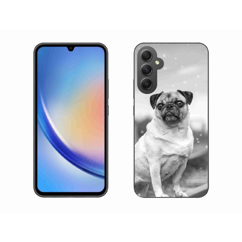 Gelový obal mmCase na mobil Samsung Galaxy A34 5G - mops