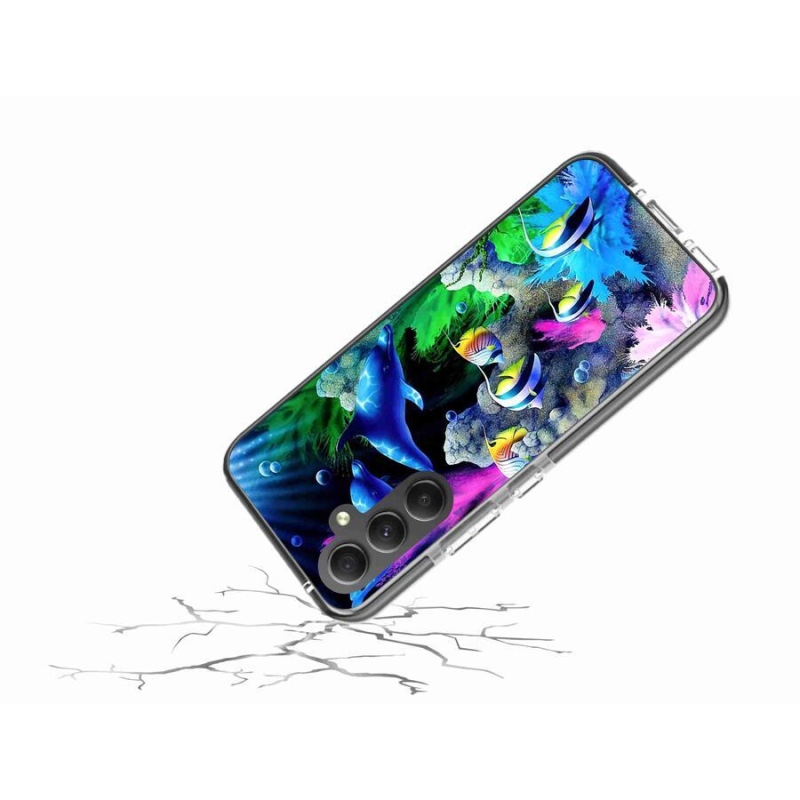 Gelový obal mmCase na mobil Samsung Galaxy A34 5G - mořský svět