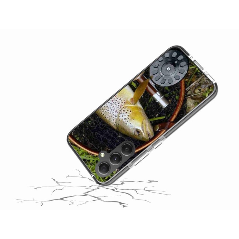 Gelový obal mmCase na mobil Samsung Galaxy A34 5G - pstruh 2
