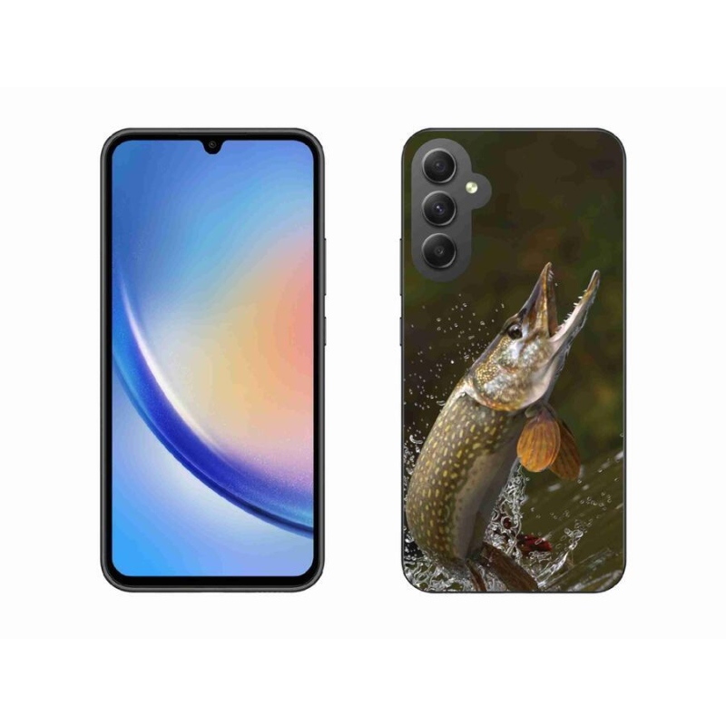 Gelový obal mmCase na mobil Samsung Galaxy A34 5G - štika