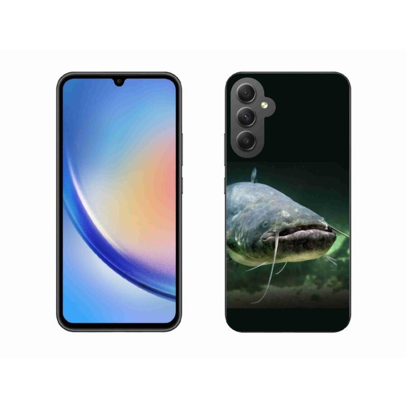 Gelový obal mmCase na mobil Samsung Galaxy A34 5G - sumec