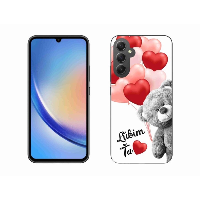Gelový obal mmCase na mobil Samsung Galaxy A34 5G - ľúbim ťa sk