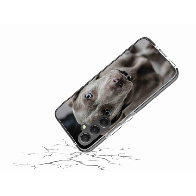 Gelový obal mmCase na mobil Samsung Galaxy A34 5G - výmarský ohař