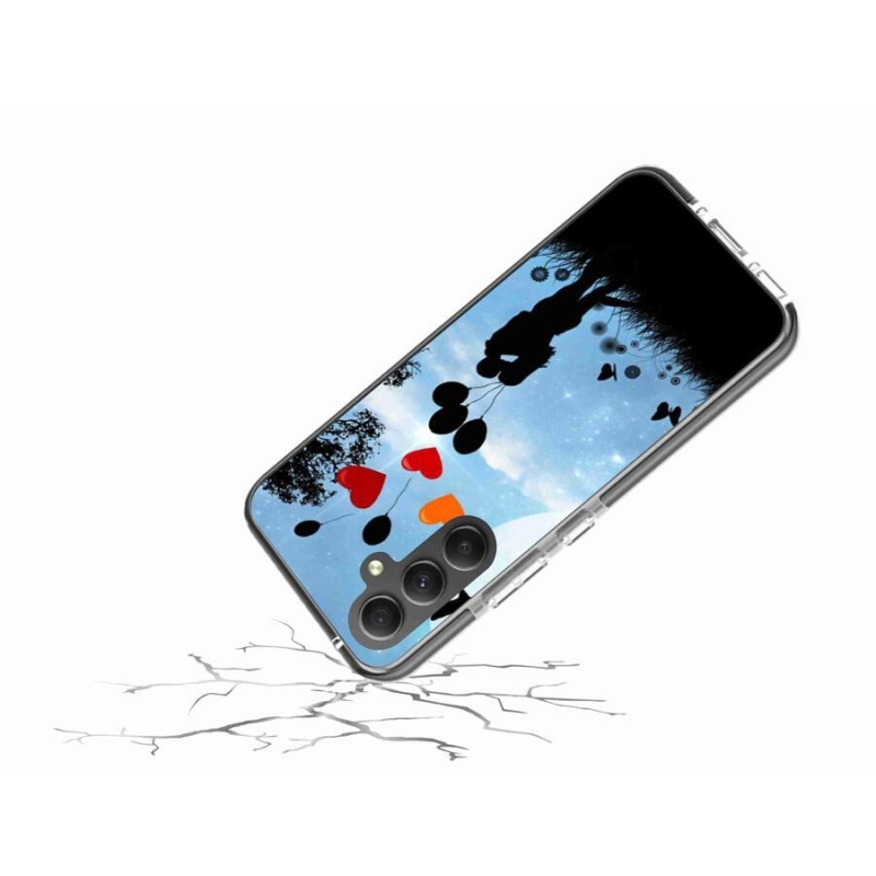Gelový obal mmCase na mobil Samsung Galaxy A34 5G - zamilovaný pár