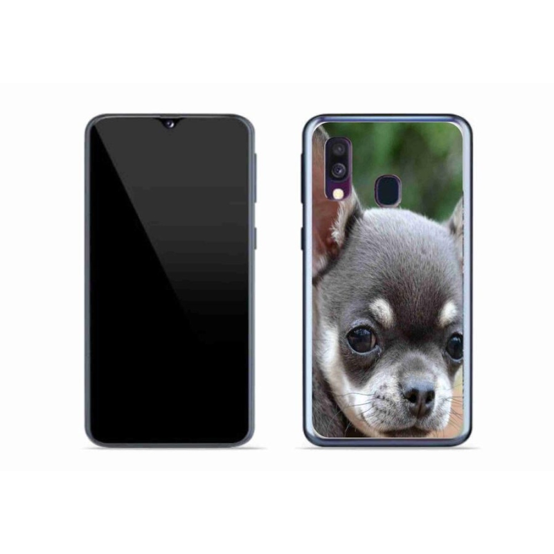 Gelový obal mmCase na mobil Samsung Galaxy A40 - čivava