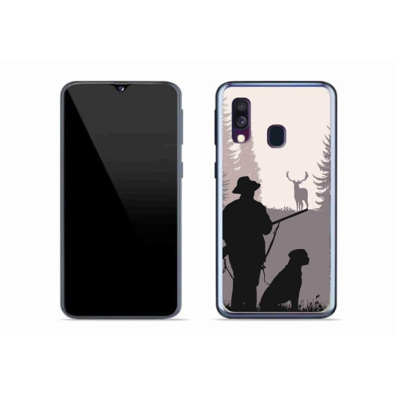 Gelový obal mmCase na mobil Samsung Galaxy A40 - lov 2