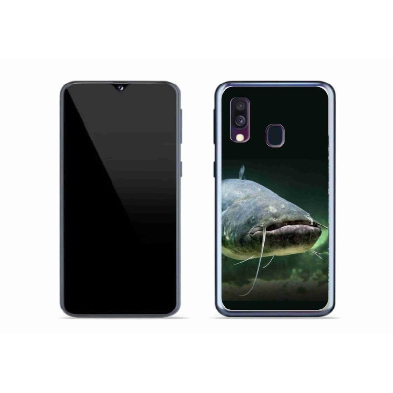Gelový obal mmCase na mobil Samsung Galaxy A40 - sumec