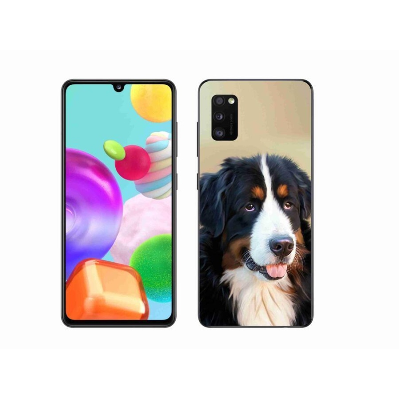 Gelový obal mmCase na mobil Samsung Galaxy A41 - bernský salašnický pes