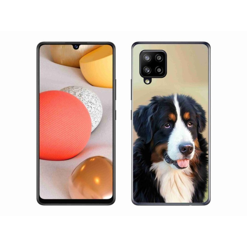 Gelový obal mmCase na mobil Samsung Galaxy A42 5G - bernský salašnický pes